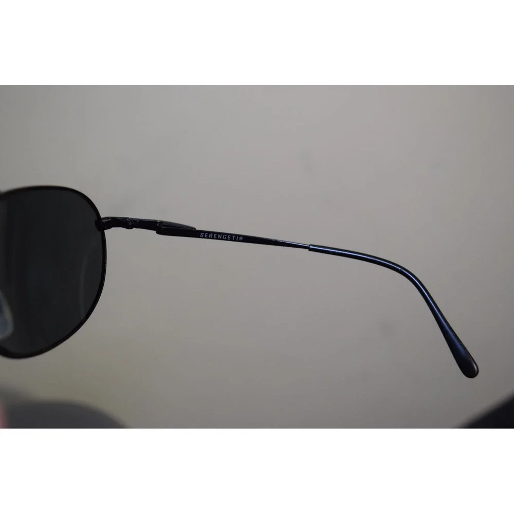 Serengeti S-Flex Salto 7013 Mens Aviator Sunglasses Gunmetal Metal Frame Japan